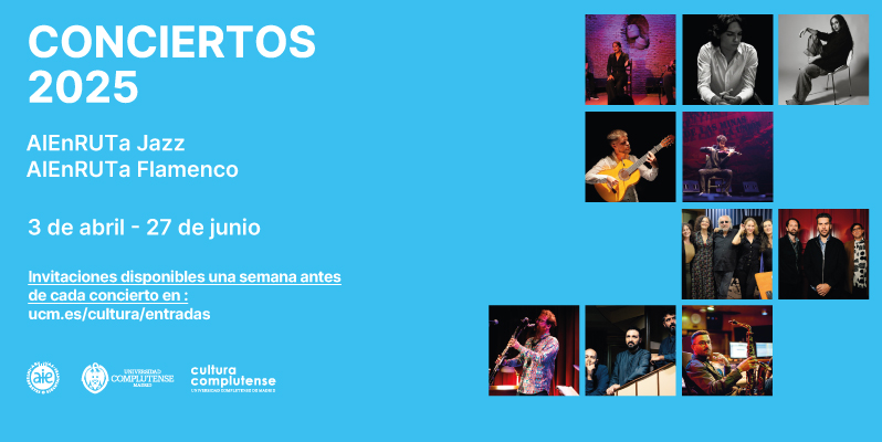 Ciclos musicales AIEnRUTa Jazz y Flamenco 2025 - Del 3 de abril al 27 de junio